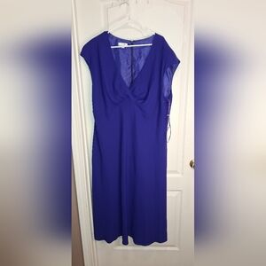 NWOT/Jones Studio Royal Blue Maxi Dress/22W